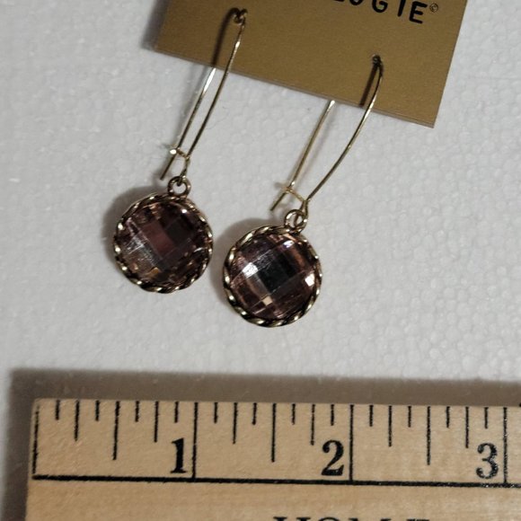 NWT Pink and Gold Mythologie Earrings - Picture 4 of 6